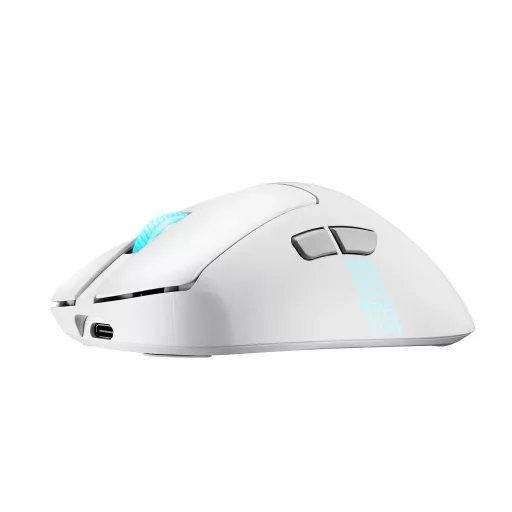 ASUS ROG Keris II Origin WHT egér Játék Jobbkezes RF Wireless + Bluetooth + USB Type-A Optikai 42000 DPI