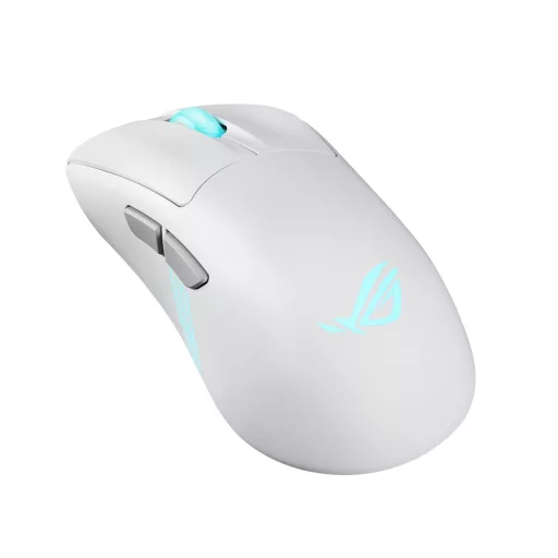 ASUS ROG Keris II Origin WHT egér Játék Jobbkezes RF Wireless + Bluetooth + USB Type-A Optikai 42000 DPI