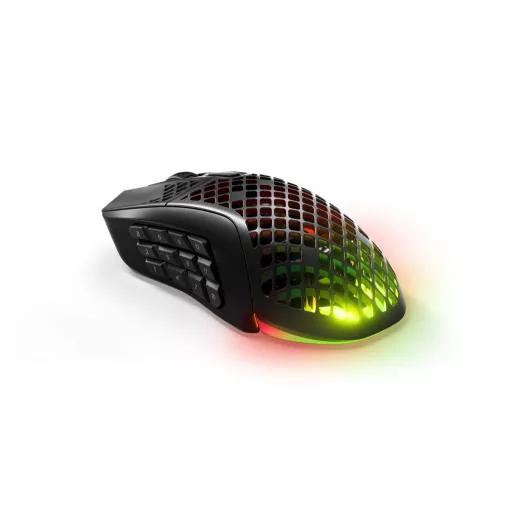 Steelseries Aerox 9 egér Játék Kétkezes RF vezeték nélküli + Bluetooth Optikai 18000 DPI