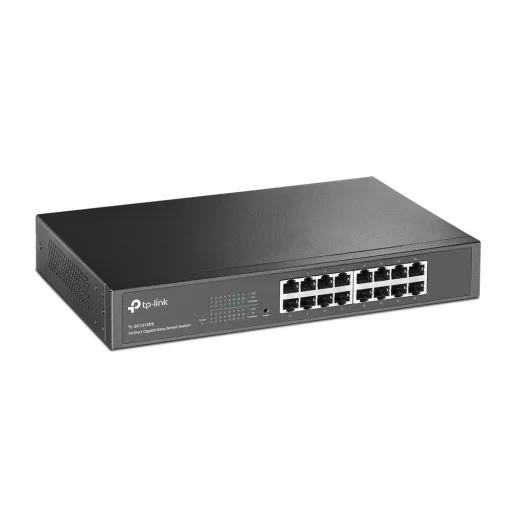 TP-Link TL-SG1016DE Vezérelt L2 Gigabit Ethernet (10/100/1000) 1U Fekete