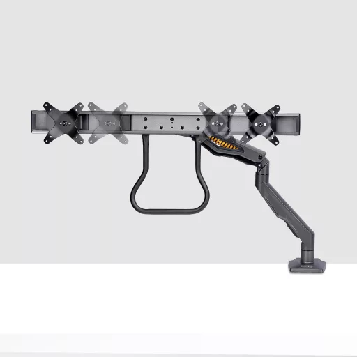 StarTech.com H2M1AS2-MONITOR-ARM asztali TV konzol 68,6 cm (27") Fekete