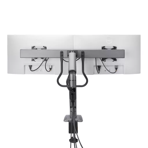 StarTech.com H2M1AS2-MONITOR-ARM asztali TV konzol 68,6 cm (27") Fekete