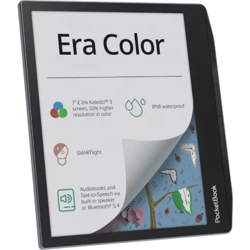 PocketBook Era Color e-könyv olvasó Érintőképernyő 32 GB Wi-Fi Fekete, Világoskék