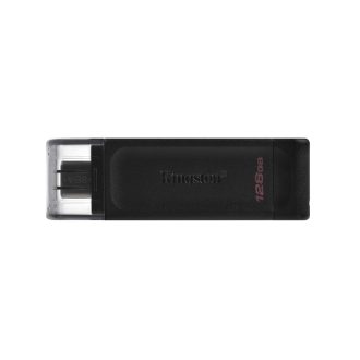  Kingston Technology DataTraveler 70 USB flash meghajtó 128 GB USB C-típus 3.2 Gen 1 (3.1 Gen 1) Fekete