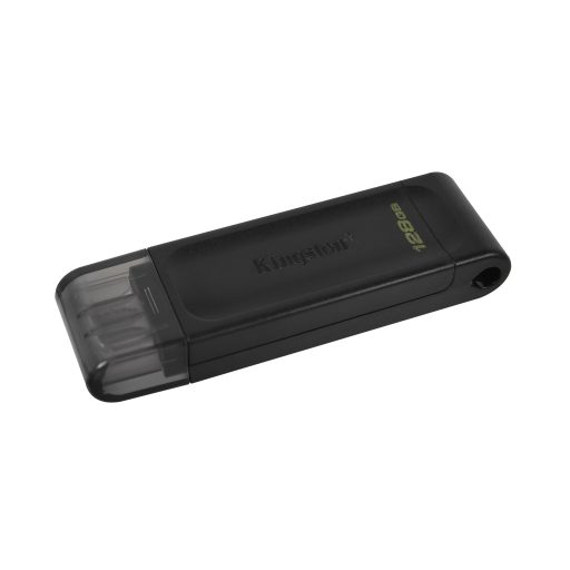 Kingston Technology DataTraveler 70 USB flash meghajtó 128 GB USB C-típus 3.2 Gen 1 (3.1 Gen 1) Fekete