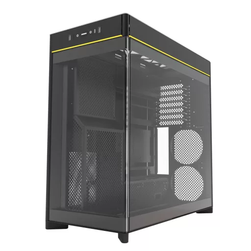 Montech HS02 Midi Tower Fekete