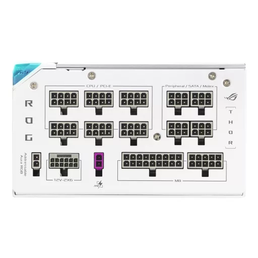 ASUS ROG -THOR-1200P3-WHITE-GAMING 1200 W 20+4 pin ATX ATX Fehér
