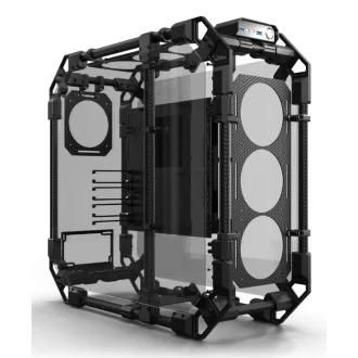 Alphacool Apex Skeleton Full Tower Fekete, Szén