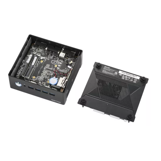 Shuttle Nano PC NT10H5 1 liter méretű számítógép Fekete 125H Intel® SoC