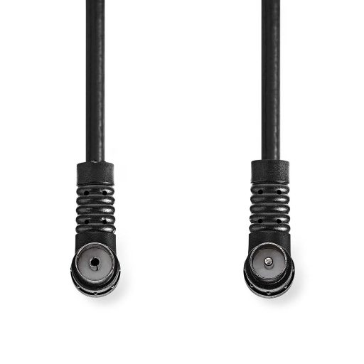 Nedis CSGL40120BK15 koax kábel 1,5 M IEC Fekete