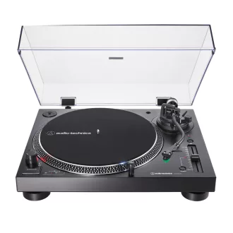   Audio-Technica AT-LP120XBT-USB lemezjátszó Közvetlen hangsávos lemezjátszó Fekete Kézi