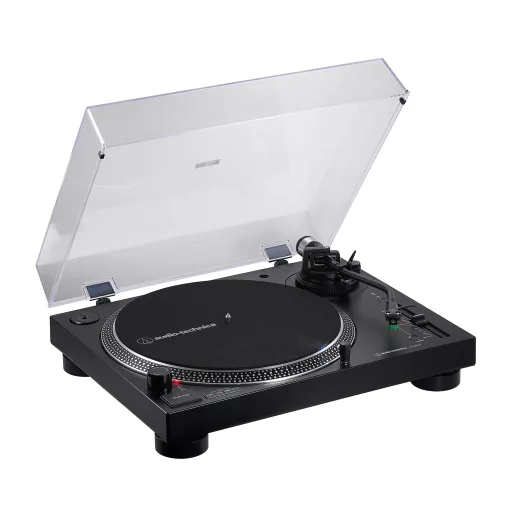 Audio-Technica AT-LP120XBT-USB lemezjátszó Közvetlen hangsávos lemezjátszó Fekete Kézi