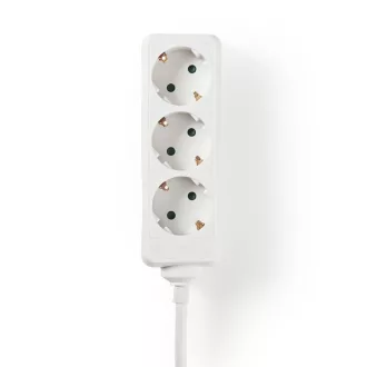   Nedis EXSO315F1WTB elektromos elosztó 1,5 M 3 AC kimenet(ek) Beltéri Fehér
