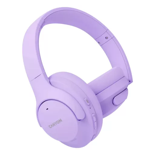 Canyon CNS-CBTHS10PU fejhallgató és headset Vezetékes és vezeték nélküli Fejpánt Hívások/zene/sport/általános Bluetooth Lila