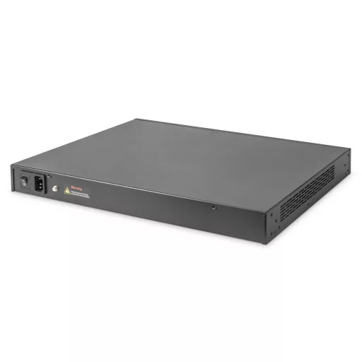 Digitus DN-95117 hálózati kapcsoló Gigabit Ethernet (10/100/1000) Ethernet-áramellátás (PoE) támogatása 1U Szürke