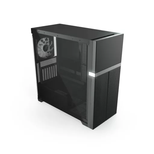 Valkyrie VK02 Lite Black Midi Tower Fekete