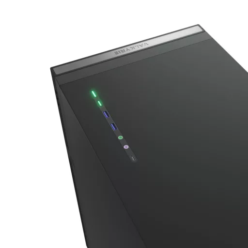 Valkyrie VK02 Lite Black Midi Tower Fekete