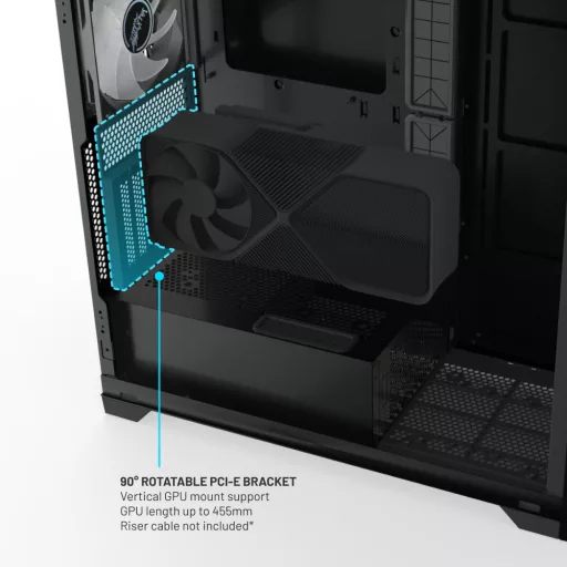 Valkyrie VK02 Lite Black Midi Tower Fekete