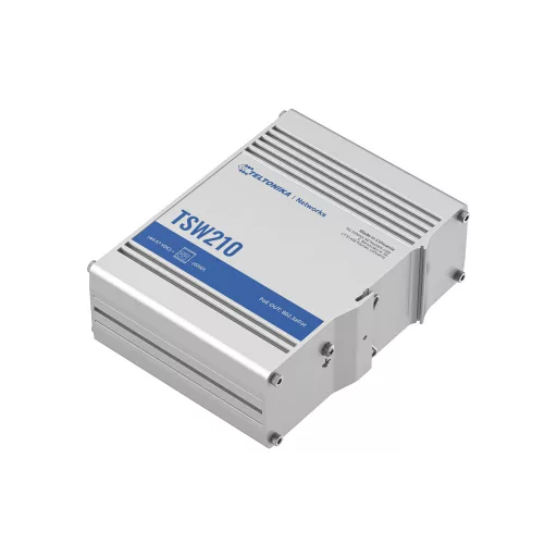 Teltonika TSW210 hálózati kapcsoló Beállítást nem igénylő (unmanaged) Gigabit Ethernet (10/100/1000) Alumínium