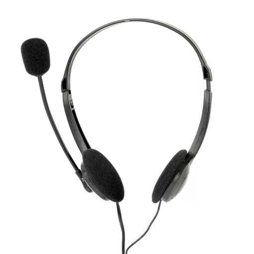 Gembird MHS-123 fejhallgató és headset Vezetékes Fejpánt Hívás/zene Fekete