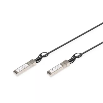   Digitus DN-81221 InfiniBand és száloptikai kábel 1 M SFP+ Fekete