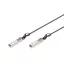 Digitus DN-81221 InfiniBand és száloptikai kábel 1 M SFP+ Fekete