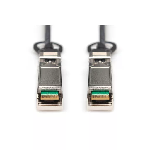 Digitus DN-81221 InfiniBand és száloptikai kábel 1 M SFP+ Fekete