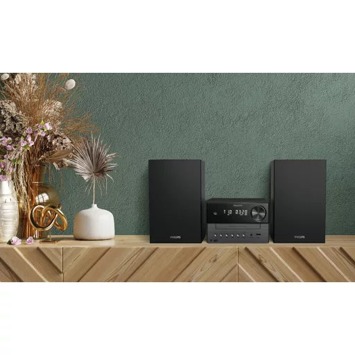 Philips 3000 series TAM3505M2/12 házi hangrendszer Otthoni mikro hangrendszer 20 W Fekete