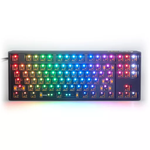 Ducky One 3 Hot-Swap Barebone TKL billentyűzet Játék USB Amerikai angol Fekete