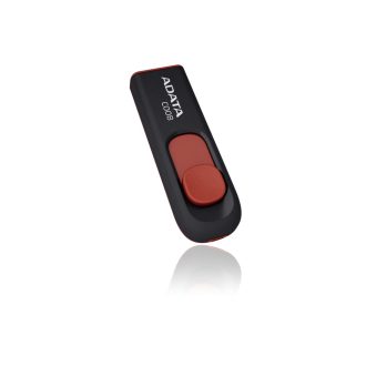   ADATA C008 USB flash meghajtó 16 GB USB A típus 2.0 Fekete, Vörös
