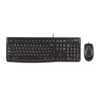   Logitech 920-002823 billentyűzet Egér mellékelve USB QWERTY Északi Fekete