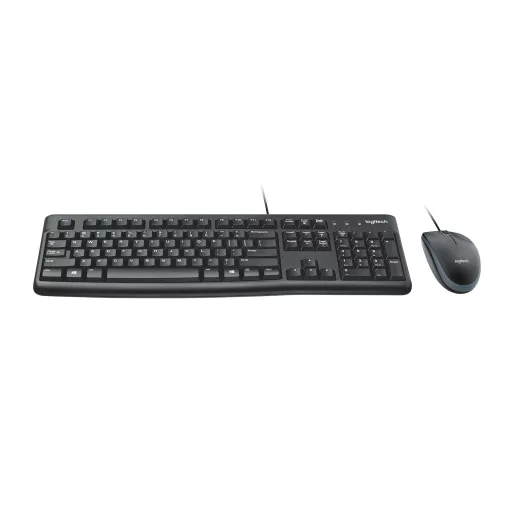 Logitech 920-002823 billentyűzet Egér mellékelve USB QWERTY Északi Fekete