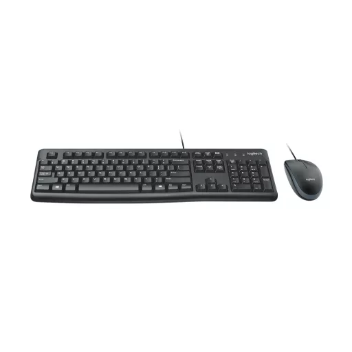 Logitech 920-002823 billentyűzet Egér mellékelve USB QWERTY Északi Fekete