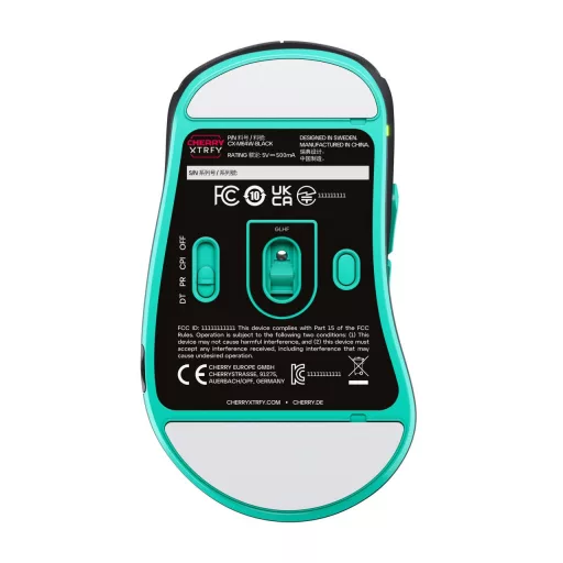 CHERRY XTRFY CX-M64W-BLACK egér Játék Vezeték nélküli RF 26000 DPI