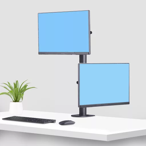 StarTech.com H2MPV-MONITOR-MOUNT asztali TV konzol 124,5 cm (49") Fekete