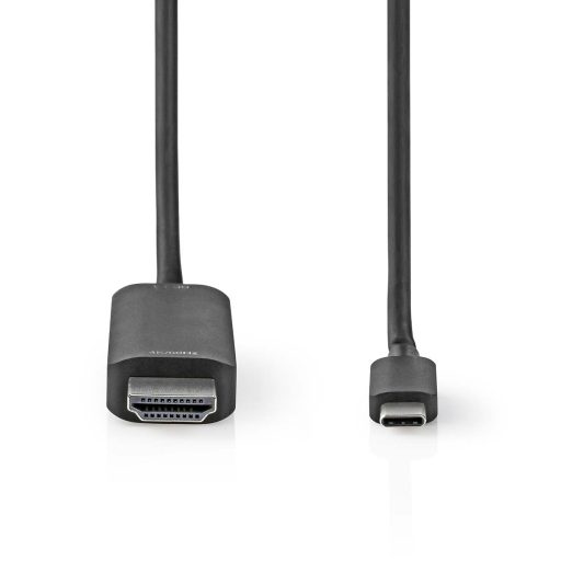 Nedis CCGL64655BK10 video átalakító kábel 1 M USB C-típus HDMI Fekete