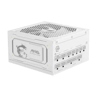MSI MAG A1000GL PCIE5 WHITE 1000 W 24-pin ATX ATX Fehér