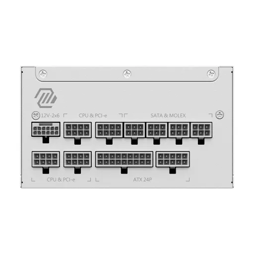 MSI MAG A1000GL PCIE5 WHITE 1000 W 24-pin ATX ATX Fehér