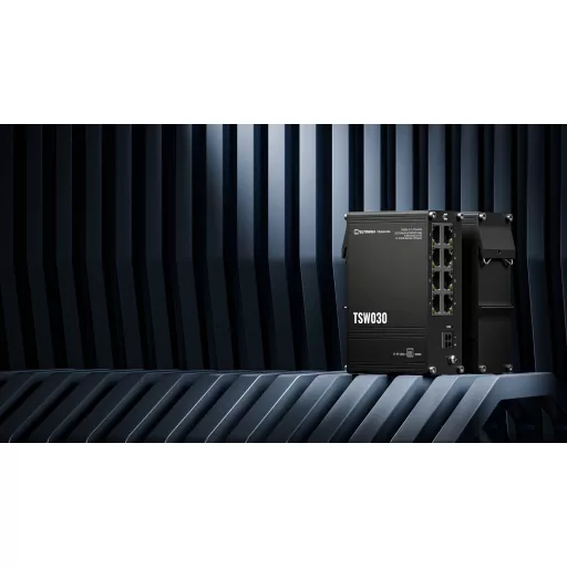 Teltonika NETWORKS TSW030 8-Port Ethernet Switch Beállítást nem igénylő (unmanaged) Fast Ethernet (10/100) Fekete