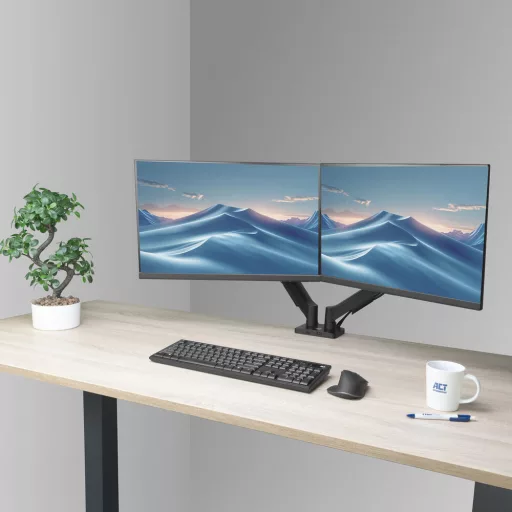 ACT AC8314 asztali TV konzol 86,4 cm (34") Fekete