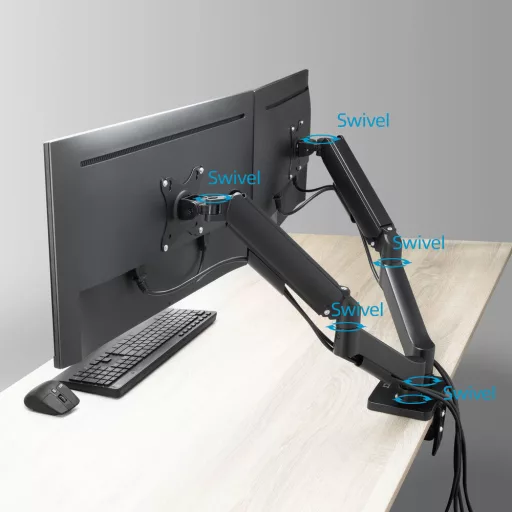 ACT AC8314 asztali TV konzol 86,4 cm (34") Fekete