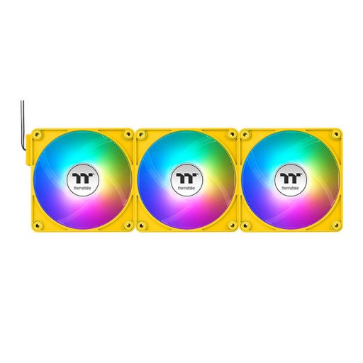 Thermaltake CT140 EX Reverse ARGB Sync PC 14 cm Sárga 3 db