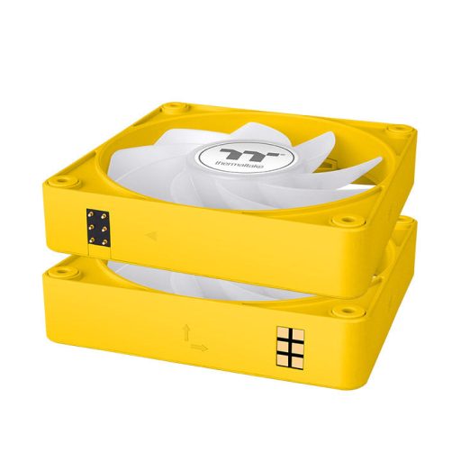 Thermaltake CT140 EX Reverse ARGB Sync PC 14 cm Sárga 3 db