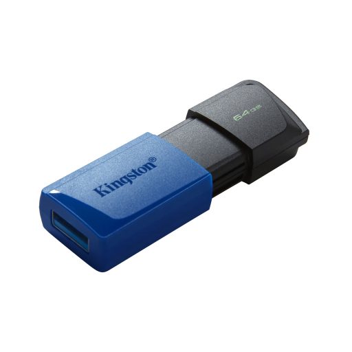 Kingston Technology DataTraveler Exodia M USB flash meghajtó 64 GB USB A típus 3.2 Gen 1 (3.1 Gen 1) Fekete, Kék