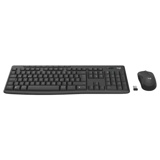 Logitech 920-012065 billentyűzet Egér mellékelve Irodai Bluetooth QWERTZ Német Grafit