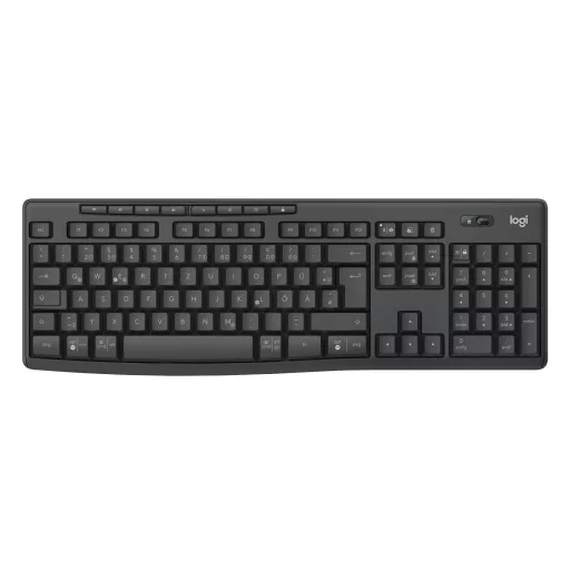 Logitech 920-012065 billentyűzet Egér mellékelve Irodai Bluetooth QWERTZ Német Grafit