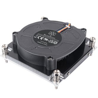   Silverstone SST-XE01-1700A számítógépes hűtőrendszer Processzor Hűtő 8 cm Fekete 1 db