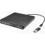 Sandberg USB-C/A DVD Drive optikai meghajtó DVD Super Multi DL Fekete