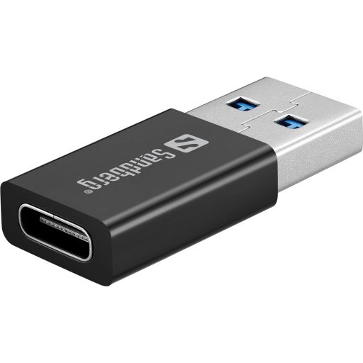 Sandberg USB-C/A DVD Drive optikai meghajtó DVD Super Multi DL Fekete