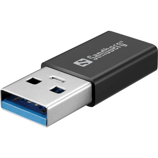 Sandberg USB-C/A DVD Drive optikai meghajtó DVD Super Multi DL Fekete